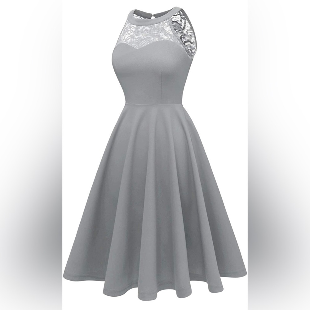 Gray Cocktail Dress for Women